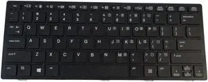 Black Non-Backlit Keyboard for HP EliteBook 810 G1 810 G2 Laptops - No Pointer