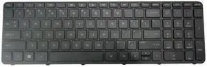 US Keyboard with Frame for HP 15-D 15-F Laptops - Replace part number  776778-001