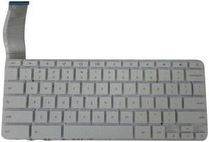 White color Keyboard for HP Chromebook 14X Laptops  No Frame