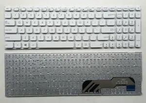 US White color  Keyboard for Asus X541 X541S X541SC X541SA X541UA X541UV X541L X541LA