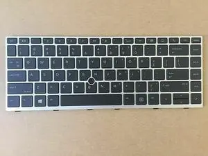 US Black Backlit English Laptop Keyboard for HP EliteBook 840 G6 745 G6