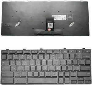 US Black English Laptop Keyboard Replacement for Dell Chromebook 11 3100