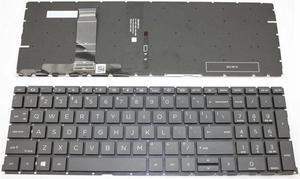 US Black Backlit Keyboard for HP ProBook 450 G8 455 G8 No frame