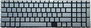 US Silver Backlit Keyboard for HP Envy 15-ED 15-ED0003CA 15-ED0008CA 15-ED0010CA