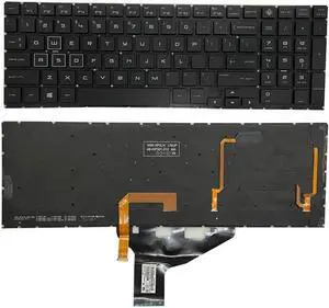 US Black Backlit Keyboard for HP Omen 15-DC 15-DC0051NR 15T-DC000 15-DC0010CA