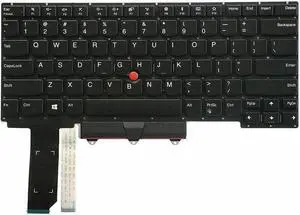 US Black Keyboard for Lenovo IBM Thinkpad E14  GEN 1 (Type 20RA 20RB)
