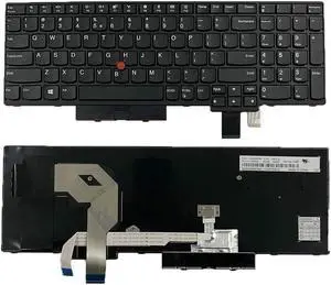US Black Keyboard for Lenovo Thinkpad T570 (Type 220H9 20HA 20JW 20JX)