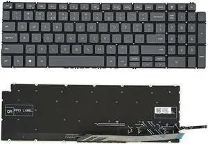 US Backlit Black Keyboard for Dell Vostro 3501 NO frame
