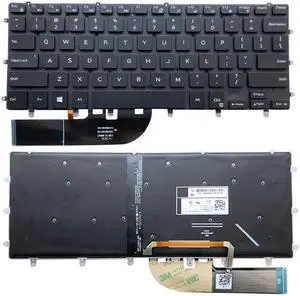US Backlit Keyboard for Dell Inspiron 7568 2-in-1