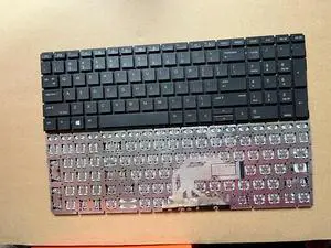 US Non-Backlit Keyboard for HP ProBook 450 G6 G7 455 G6 G7 NO Frame
