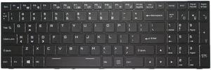 English US Laptop Keyboard For Sager NP8151 NP8152 NP8155 NP8156 NP8157 Backlit