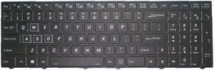 English US Laptop Keyboard For Sager NP8373 NP8374 NP8375 NP8375-S Backlit