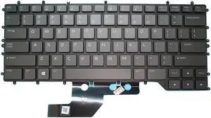 US Keyboard For Alienware M15 R2 R3 0080CF 080CF NSK-QGABC 01 PK132KH1A00 Black