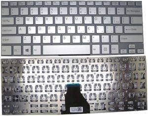 US Keyboard For SONY VAIO SVF14A 9Z.NABBQ.101 149238521US V141206CS1US Silver