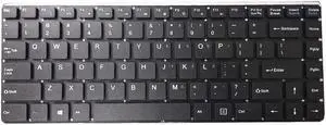 Laptop Keyboard YXTNB92-06 SCDY-300-2-1 ZX300T 300T English US Black With Frame