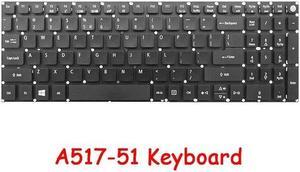 Laptop Keyboard For ACER Aspire 5 A517-51 Without Backlit United States US Black
