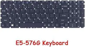 Laptop Keyboard For ACER Aspire E5-576G Without Backlit United States US Black