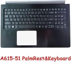 Laptop PalmRestincluding Black Keyboard For ACER Aspire 6 A615-51 A615-51G US Black