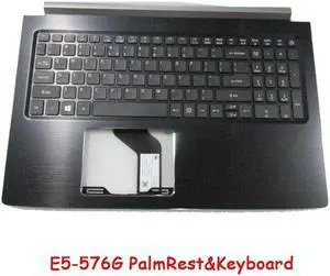 Laptop PalmRestincluding Black Keyboard For ACER E5-576G United States US