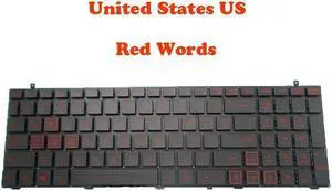 No Backlit Paper Keyboard For Gateway GGNC71719 GGNC71719-Black color English US No Frame