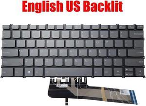 US Keyboard For Lenovo Yoga Slim 7-14ARE05 Slim 7-14IIL05 Slim 7-14ITL05 Backlit