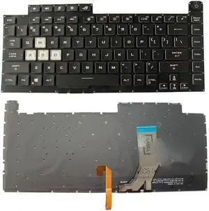 Laptop Backlight English US Keyboard For ASUS ROG Strix G GL531GW GL531GV Black