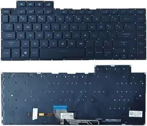 Laptop US Keyboard For ASUS ROG Zephyrus M15 GU532LV GU532LW Black With Backlit