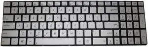 US Keyboard For ASUS Q501LA N541LA Q501 Q501L N541 N541L Silver 0KNB0-6627US00