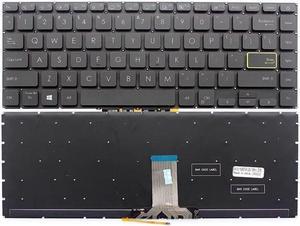 Laptop US Keyboard For ASUS M433IA 0KNB0-212AUS00 NSK-W34SQ With Backlit