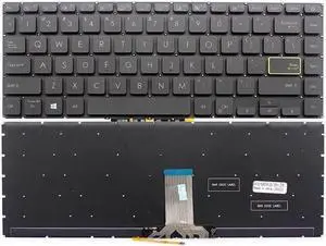 Laptop US Keyboard For ASUS S413DA S413EA S413FA S413IA With Backlit