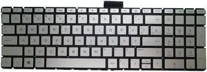 Laptop Keyboard For HP 17-AK000 silver with backlit 919794-001 United States US