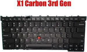 Backlit Keyboard For Lenovo ThinkPad X1C 2015 X1 Carbon 3rd Gen English US