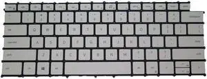 US Keyboard For DELL Precision 5550 5560 5570 5750 5760 5770 English White color