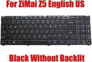 Laptop Replacement Keyboard For MaiBenBen ZiMai Z5 English US Without Backlit