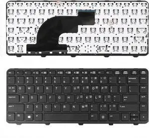 Keyboard for HP PROBOOK 640 G1 645 G1 US 738687-001 Win8 BLACK FRAME BLACK