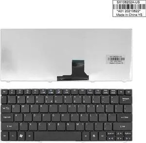 Laptop Keyboard for Acer Aspire One 751 ZA3 721 1810T 1830T BLACK SX108202A-US