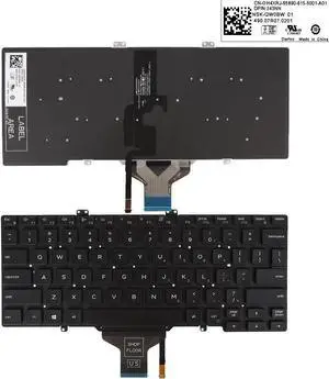 US Keyboard for DELL LatituDE 5400 5401 5410 Backlit without point