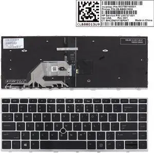US Keyboard for HP Probook 430 G5 440 G5 445 G5 6037B0134001 Backlit With Point