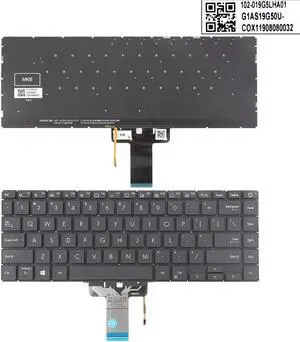 US Keyboard For Asus VivoBook S14 S433EA S433EQ S433FL S433FA S433JQ X421 Black