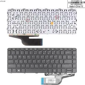 US Keyboard for HP PROBOOK 640 G2 645 G2 640 G3 645 G3 (No Backlit No Point )