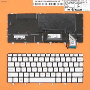 Keyboard for Dell XPS 13 9370 WHITE (Backlit Win8 US)(0K2NCP)