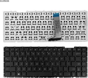 US Keyboard for ASUS X442 X442UA X442UR A442 BLACK (Without FRAME)