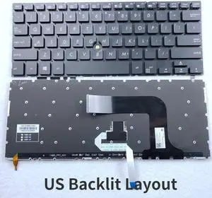 US Thailand Ru Backlit Keyboard For ASUS PRO ADVANCED BU201 BU201LA BU202 Series