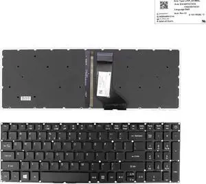 Keyboard for Acer Aspire E5-722 E5-772 V3-574G E5-573T E5-573 Backlit US