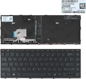 Keyboard for HP Probook 430 G5 440 G5 445  BLACK(Backlit)US