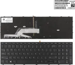 Keyboard for HP Probook 450 G5 455 G5 470 G5 BLACK FRAME ( Backlit  WIN8) US