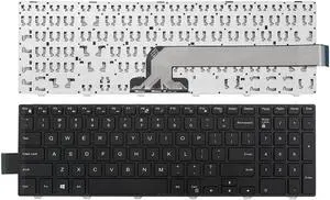 Keyboard for Dell Inspiron  15-5000 Series 5547 5521 5542 BLACK FRAME BLACK US