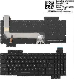 Keyboard for Asus  GL503GE GL703G GL703GE GL703GM BLACK Backlit V170146  US
