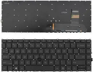 Keyboard for HP EliteBook 840 G7 BLACK 6037B0161801 Without FRAME With point US