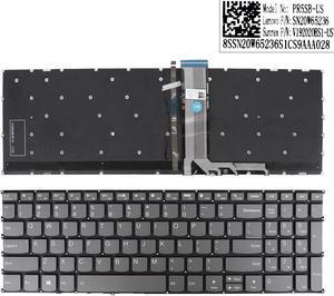Keyboard for Lenovo IDEapad 5-15IIL05 15ARE05 15ITL05 5-15ALC05 Gray color Backlit US
